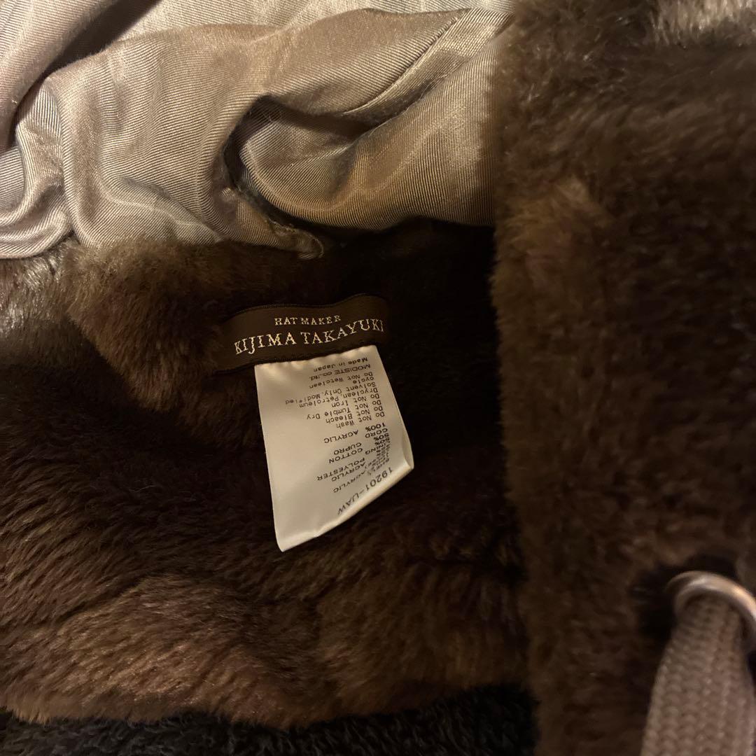 ＜KIJIMA TAKAYUKI（キジマ タカユキ）＞フェイクファー フード