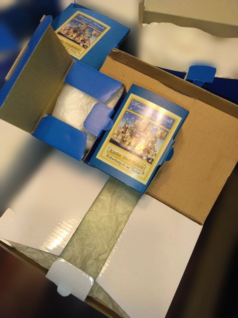 ドイツ　ザイフェン　ローテンブルク天体　間奏曲　天使の置物 LED