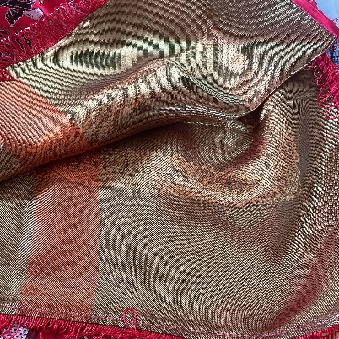 ★お値下げ中！10%OFF★蜀錦　ベッドカバー　枕カバー　刺繍