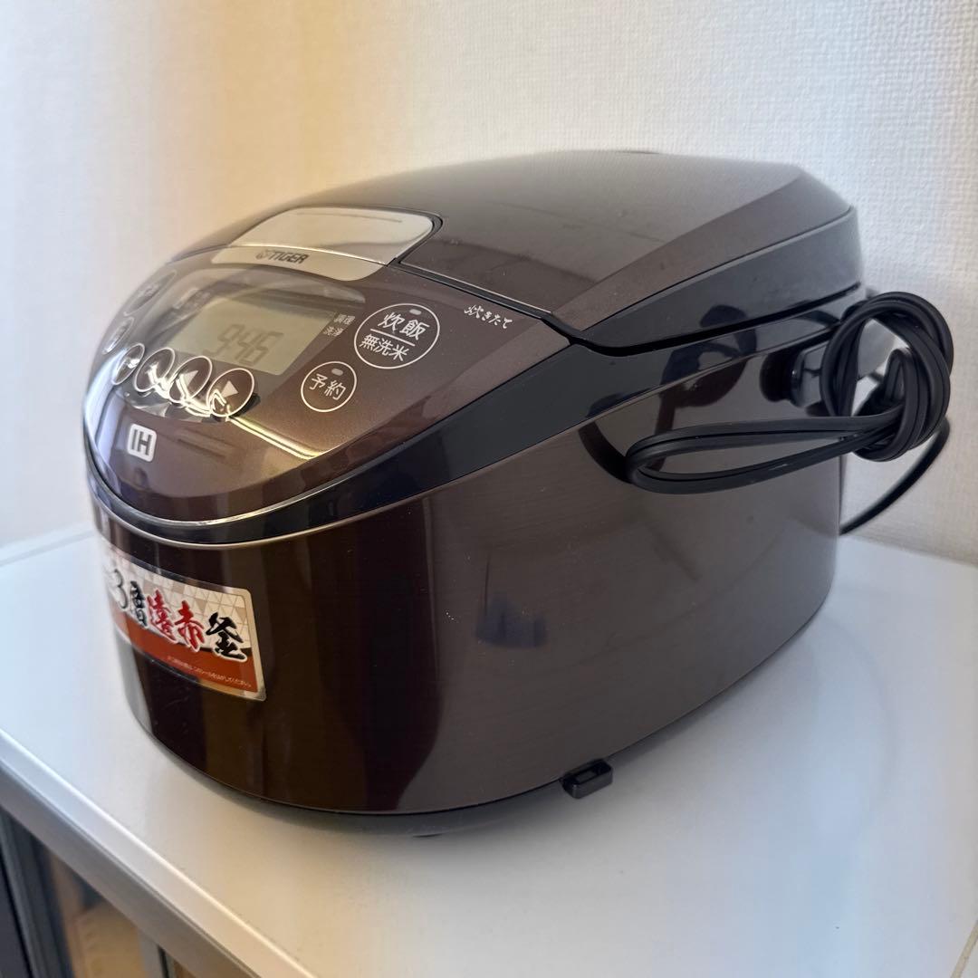 TIGER IH炊飯器 ダークブラウン