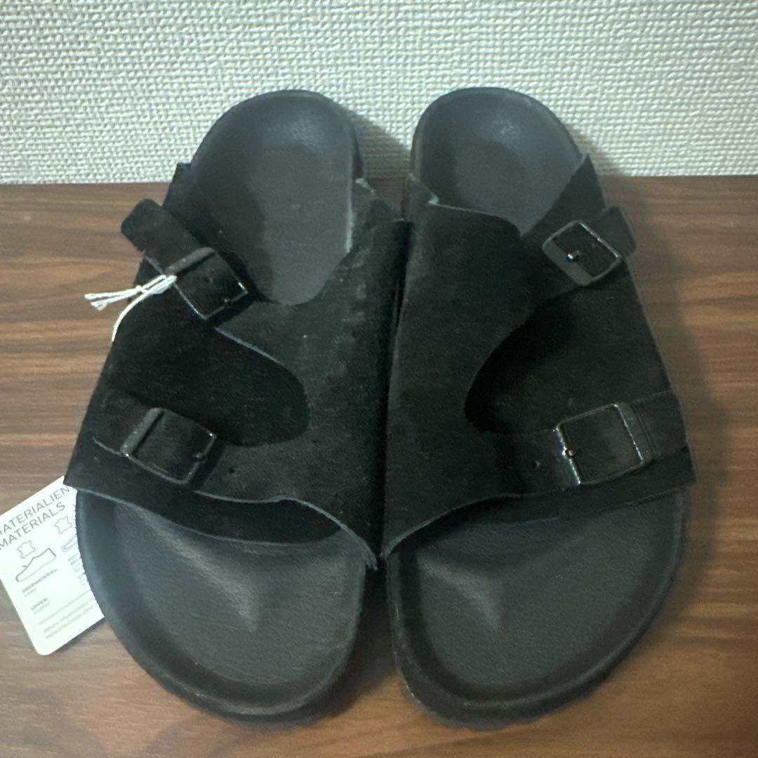 ビルケンシュトック　ビームス別注　ブラックスエード