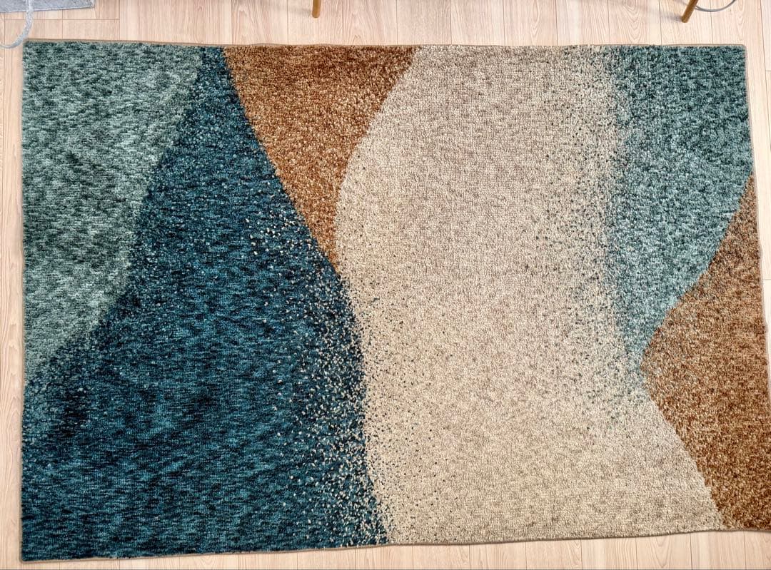 unico MOSTE ラグ 140×200 ブルーグリーン 定価27,500円