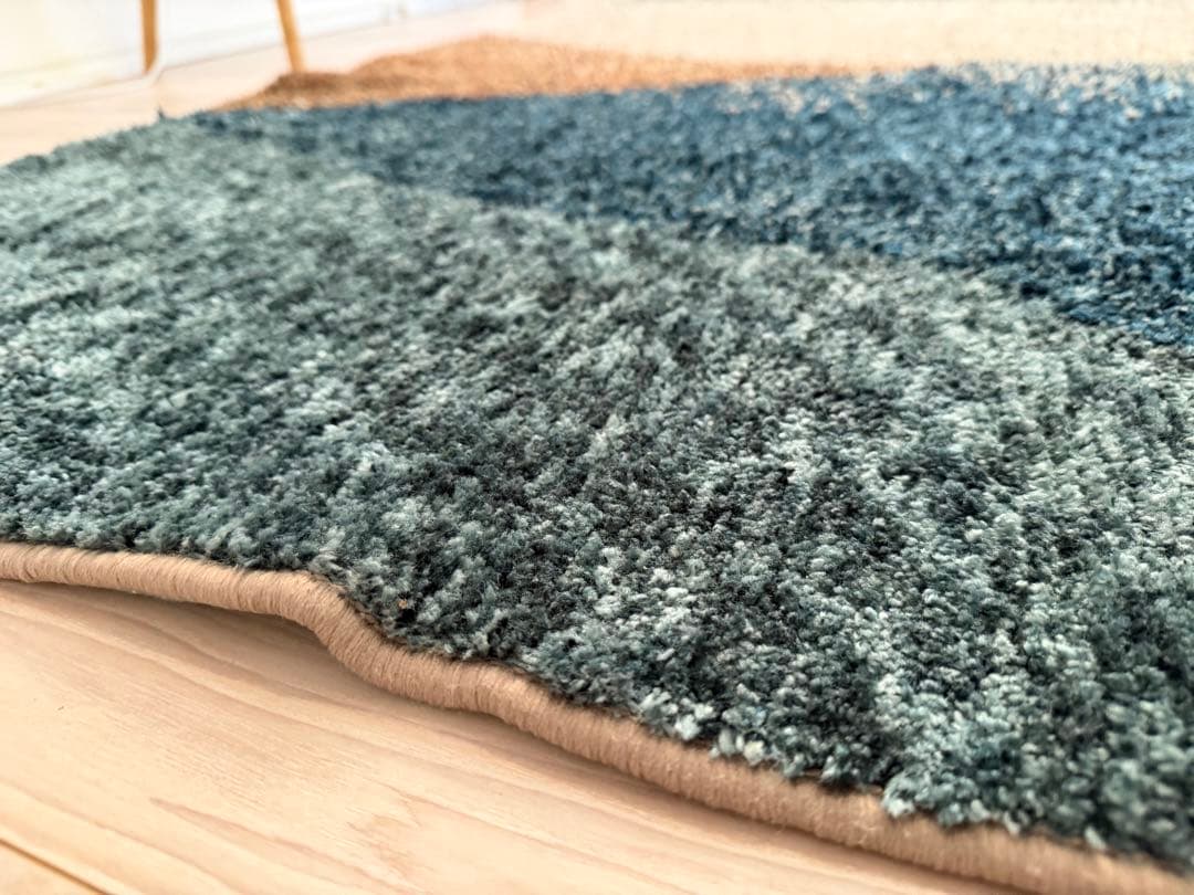 unico MOSTE ラグ 140×200 ブルーグリーン 定価27,500円