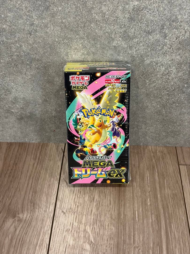 ポケモンカードゲーム MEGAドリームEX ボックスシュリンク付き