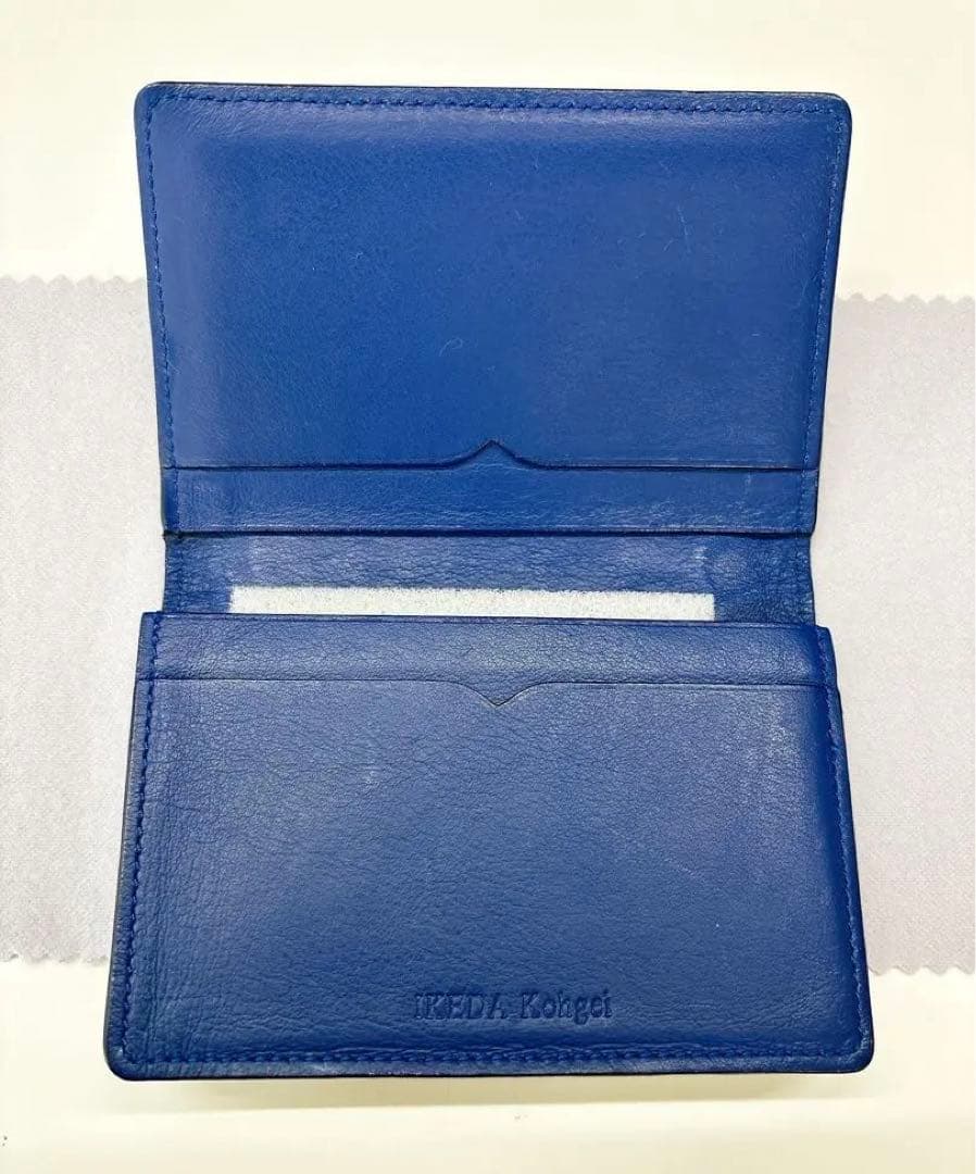 ふじこの部屋 【池田工芸】クロコダイル 名刺ケースブラック