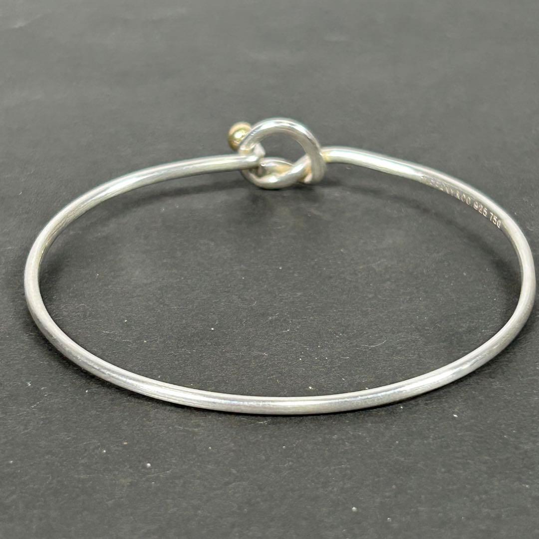 ティファニー バングル ラブノット 925×750 ゴールド ブレスレット 箱付