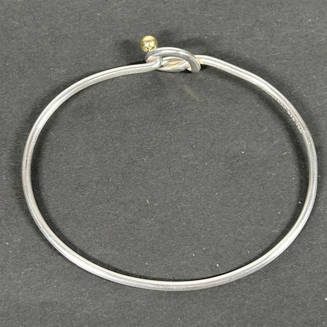 ティファニー バングル ラブノット 925×750 ゴールド ブレスレット 箱付