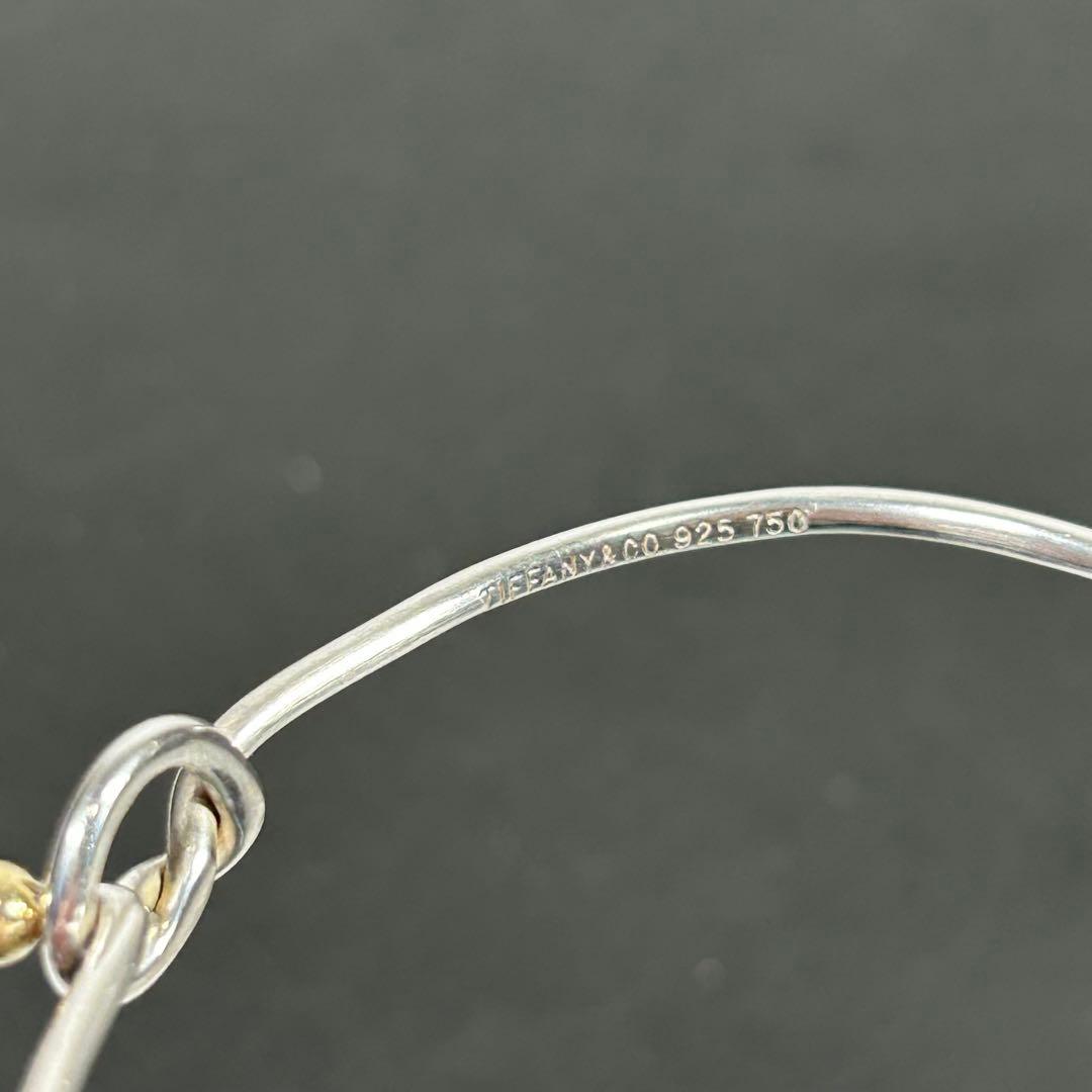 ティファニー バングル ラブノット 925×750 ゴールド ブレスレット 箱付