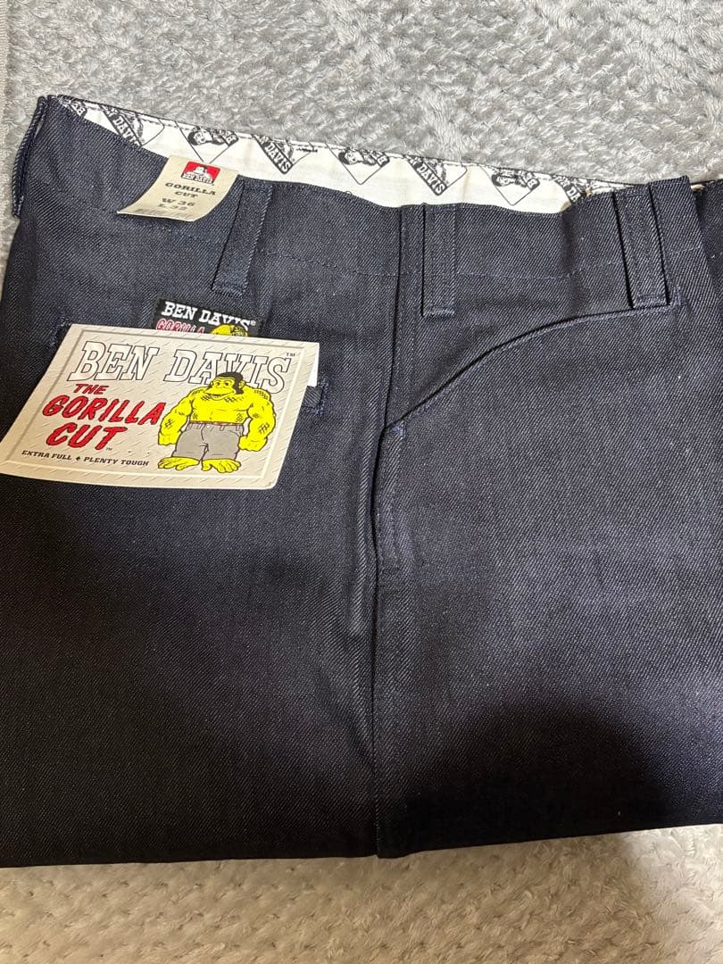 ベンデイビス ゴリラカット インディゴデニム w36