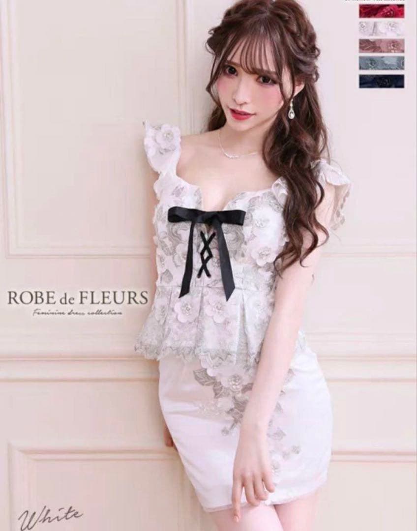 A*様 ROBE de FLEURS ホワイトナイトドレス