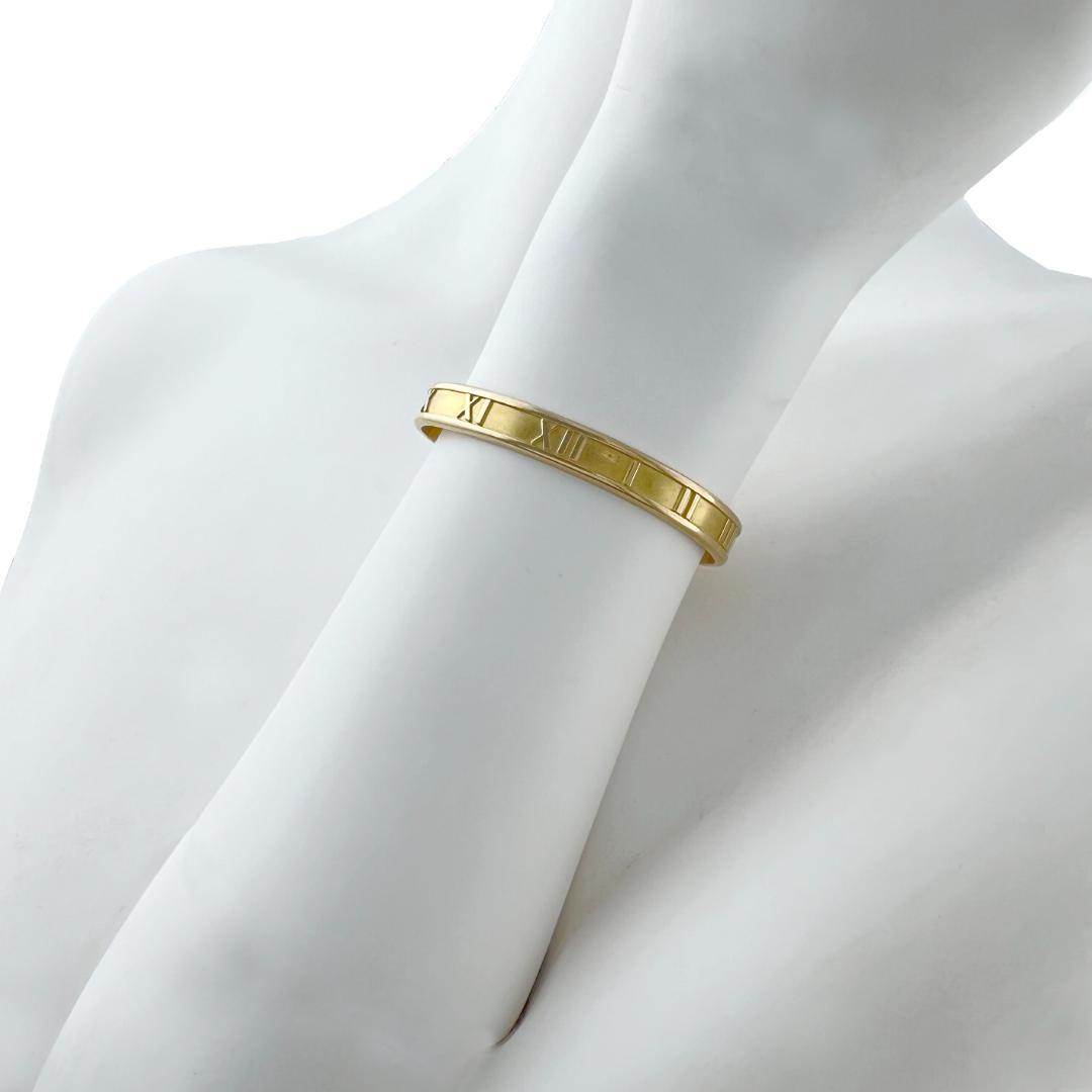 ティファニー　ブレス　アトラス　750　K18　YG　バングル