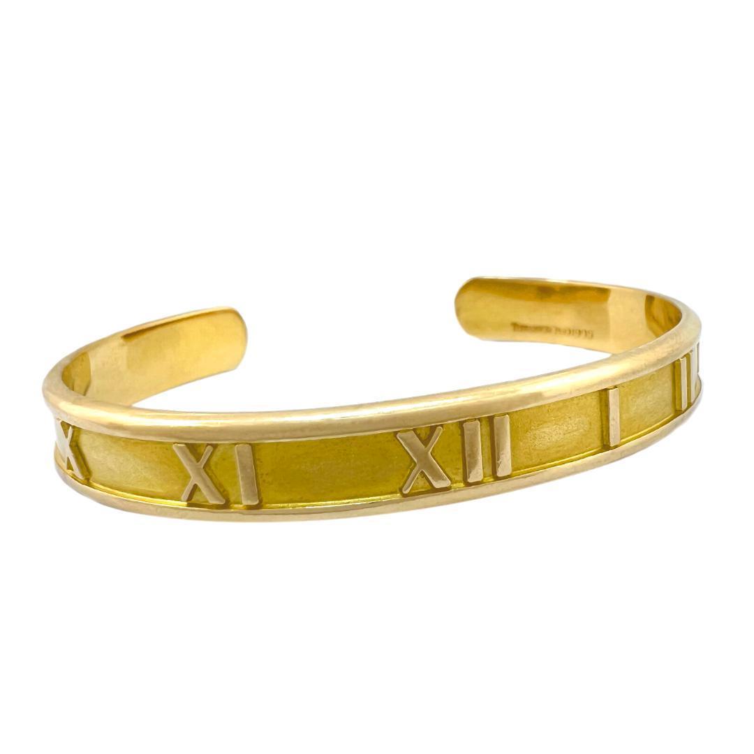 ティファニー　ブレス　アトラス　750　K18　YG　バングル