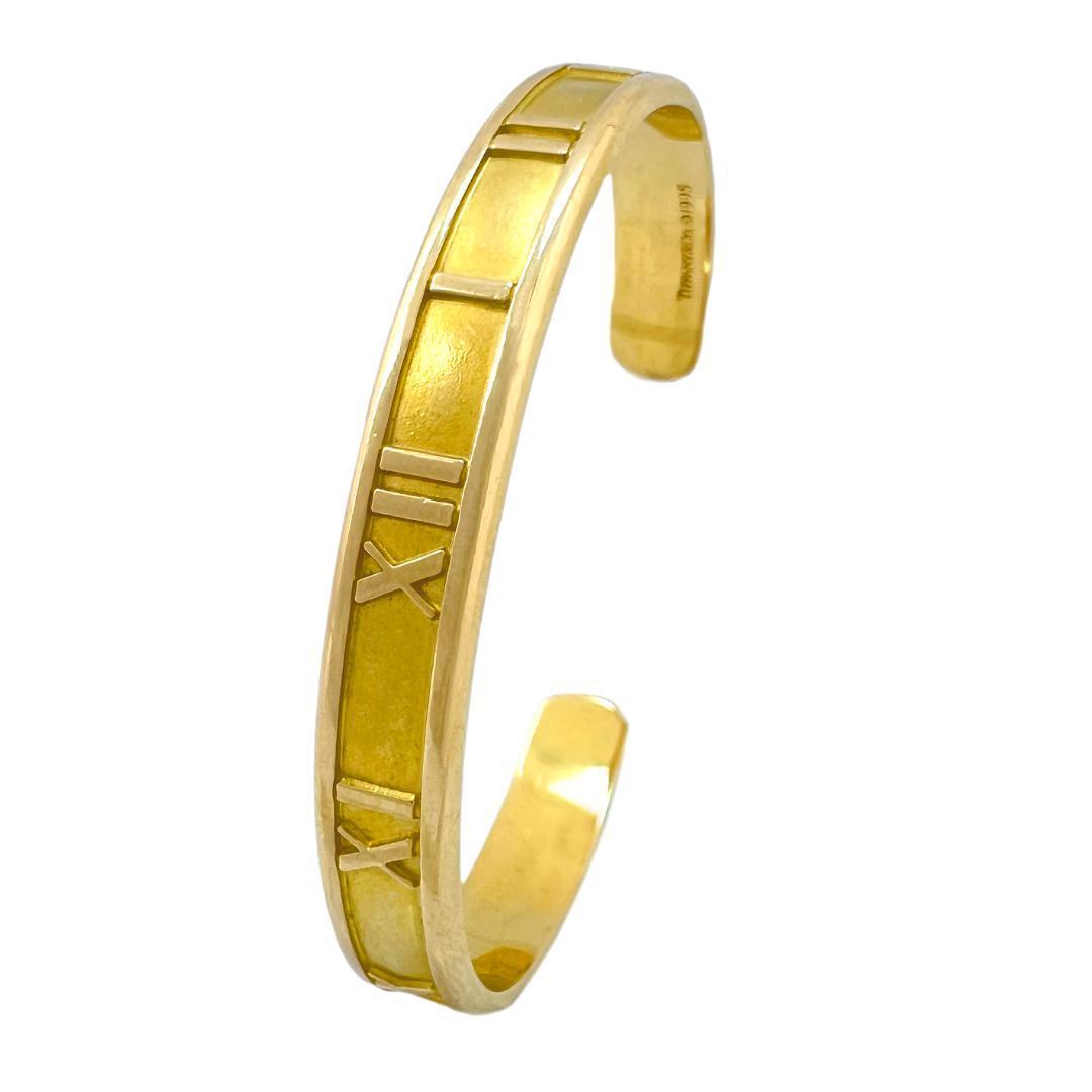 ティファニー　ブレス　アトラス　750　K18　YG　バングル