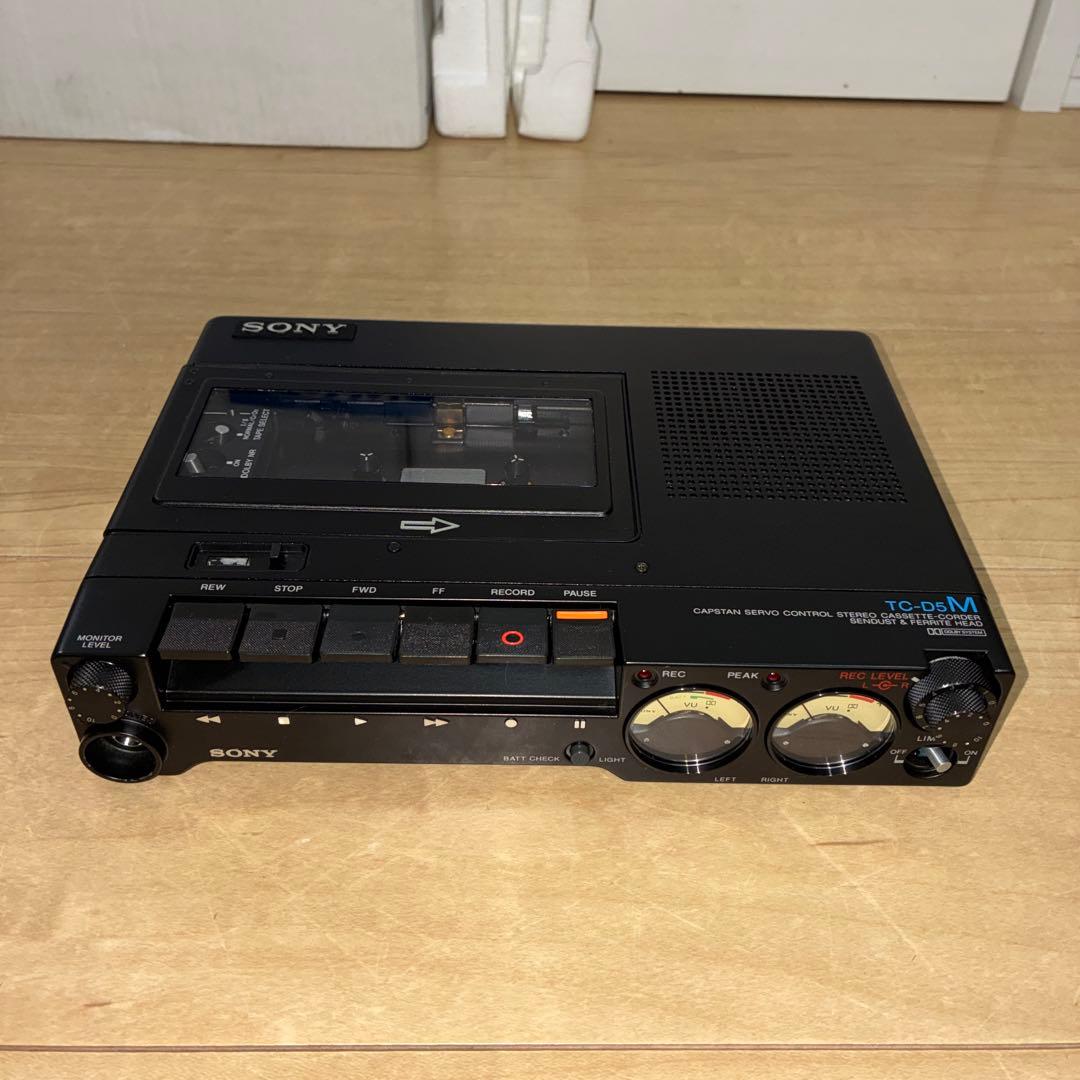 超美品 SONY ソニー TC-D5M 動作品デンスケ説明書 ストラップ 元箱