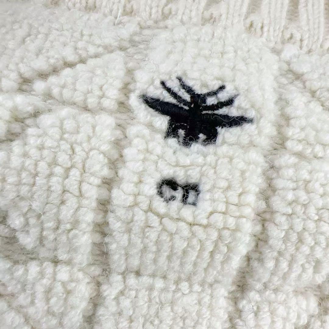 Christian Dior アイボリージップアップ M