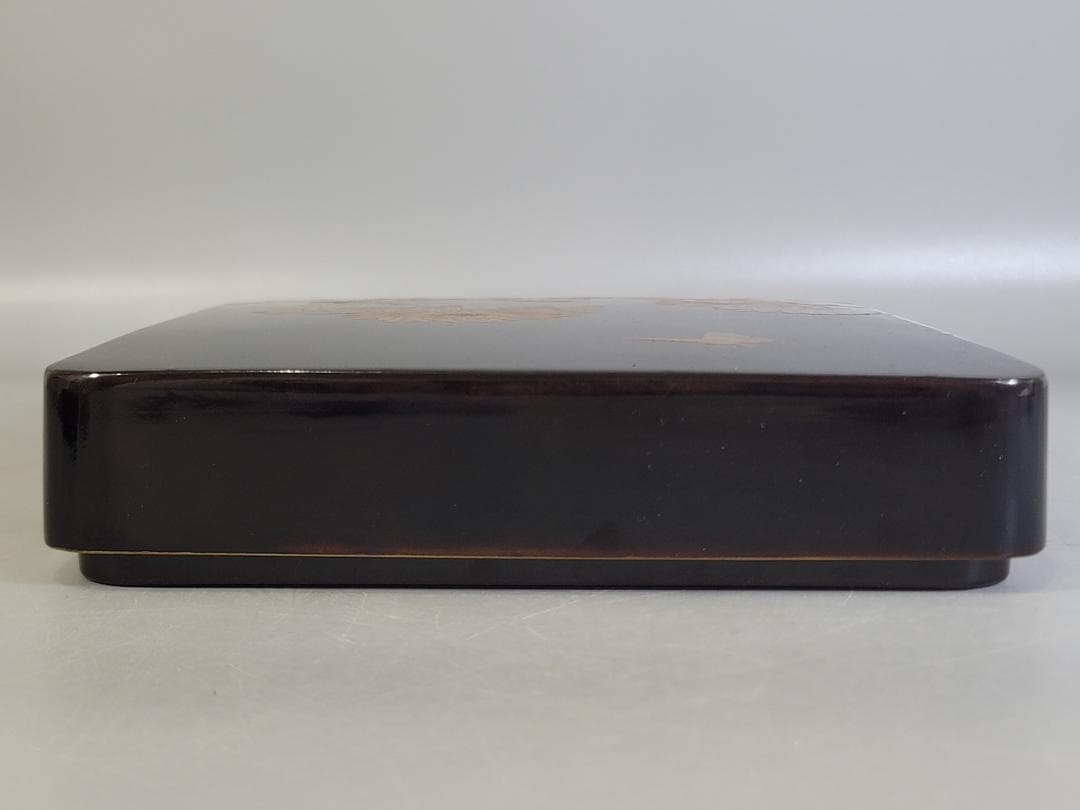 古美術 花蝶蒔絵 箱 美品