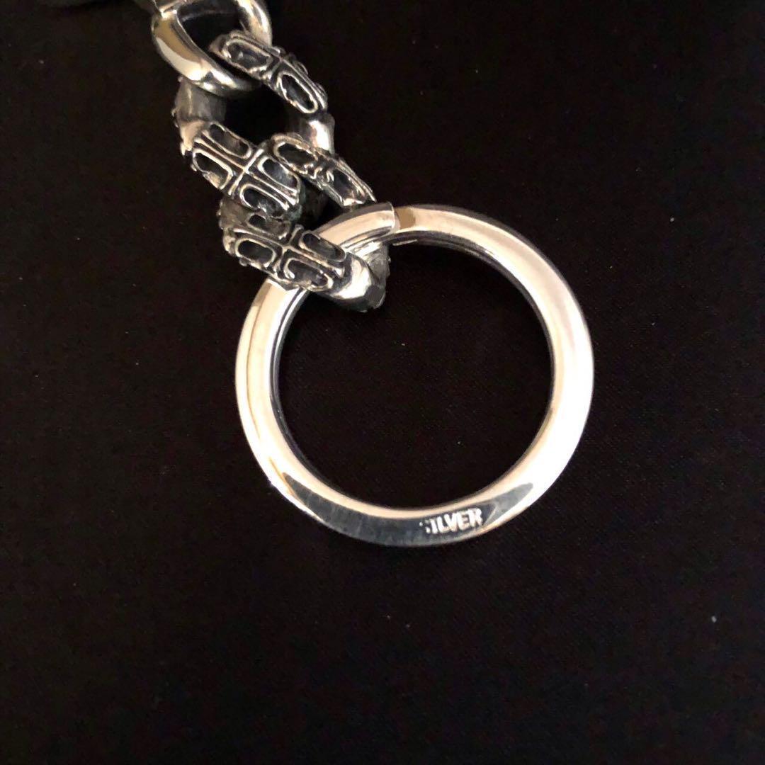 シルバー925 キーリング　キーホルダー　クロス　プラス　人気　③