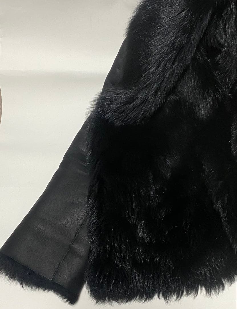 【ドラ公式アカウント】GUCCIリアルファームートンジャケット黒サイズ40