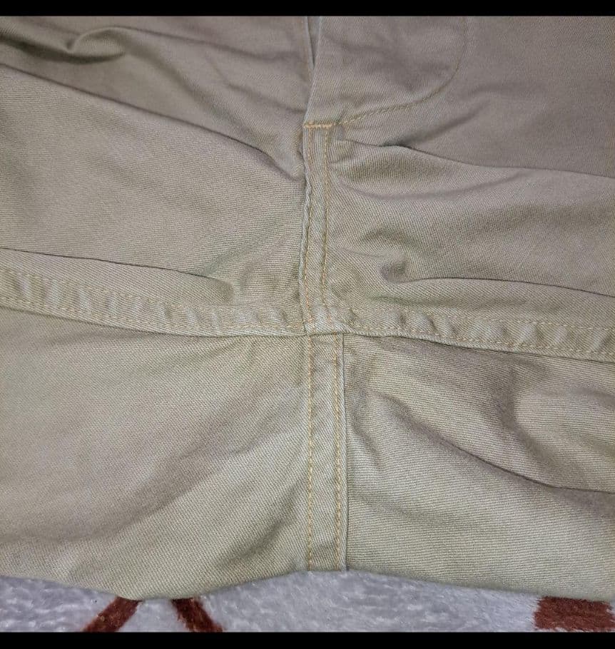 リアルマッコイズ メタルボタン ベージュチノパン W34