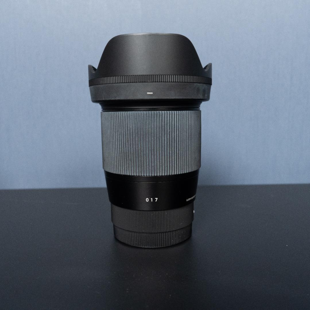 SIGMA16mm F1.4 DC DN ソニー Eマウント レンズフィルター付