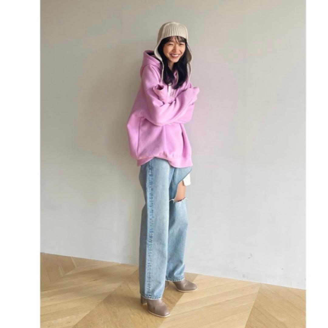 searoomlynn シールームリン　ボリュームスウェットフーディーパーカー