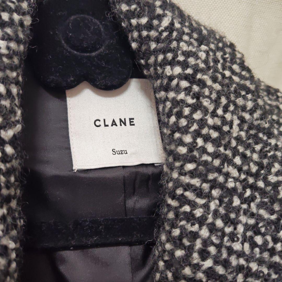CLANE×SuzuHirose MIX COLOR OVER COAT