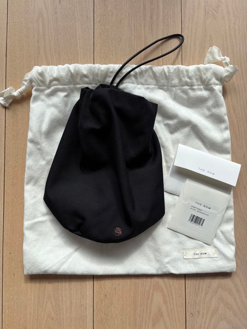 dizzyd　THE ROW スポーティ ポーチ　ナイロン　ブラック　黒