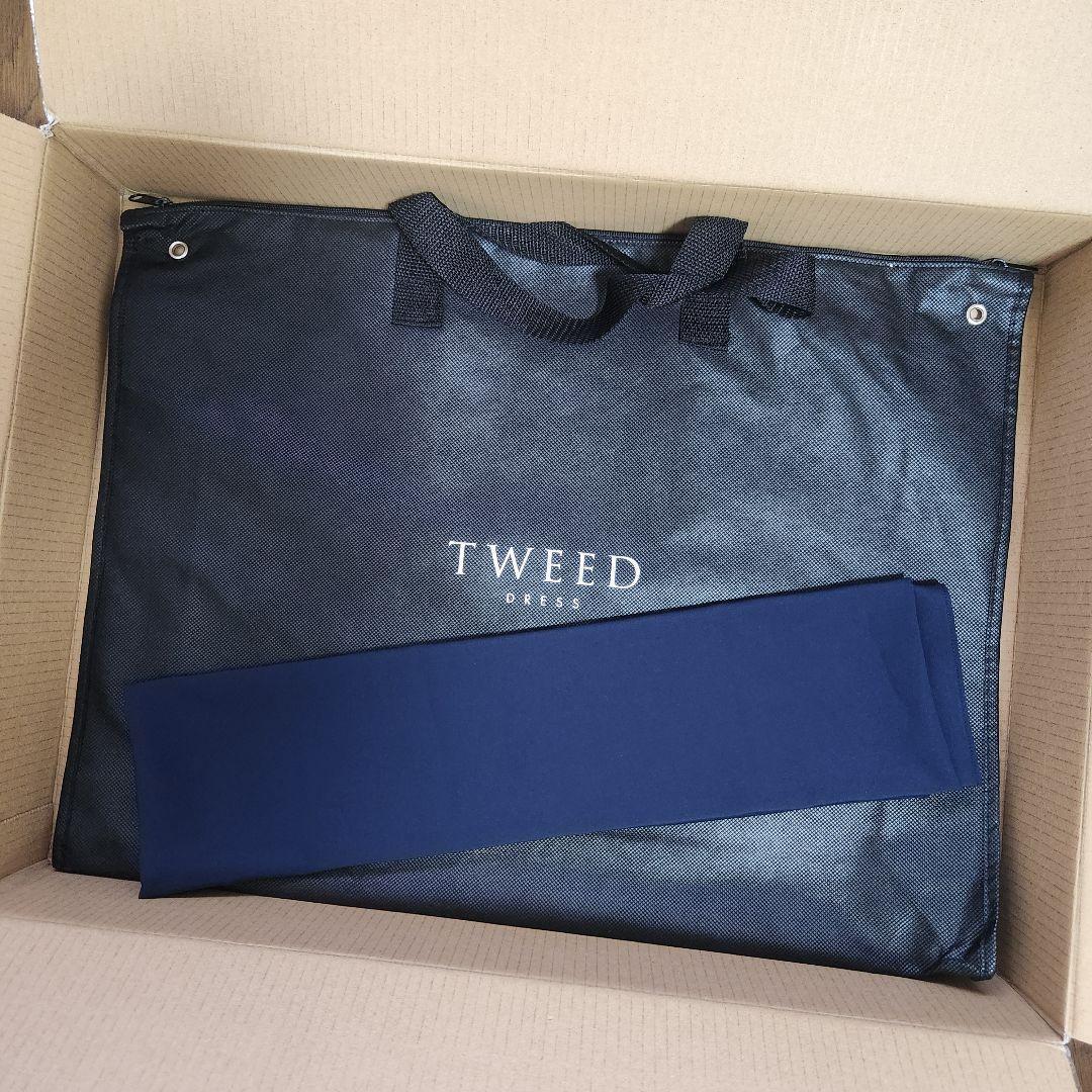 ✨️マザーズドレス TWEED DONNA ネイビー 11号　母親　結婚式