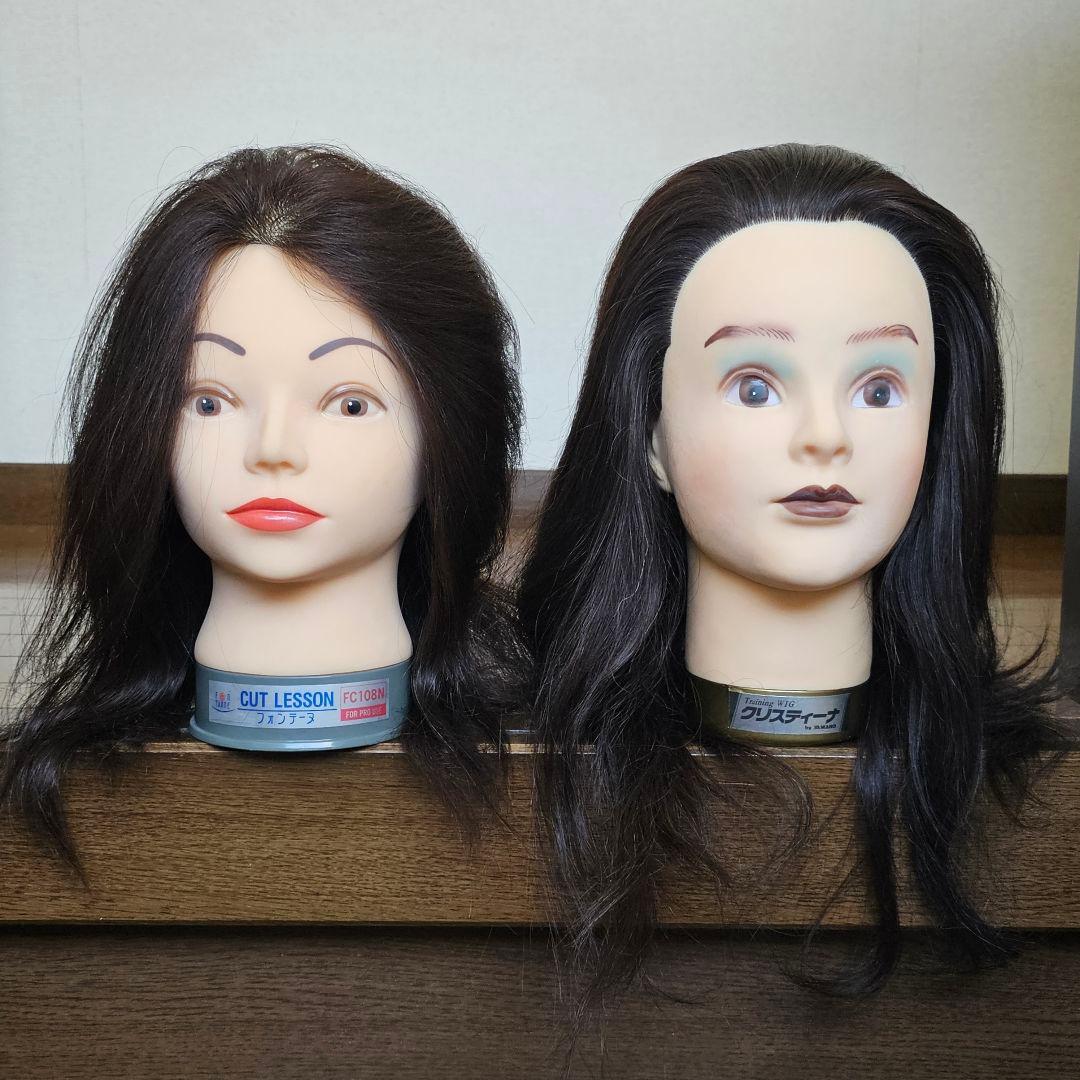 ヘアーマネキン 練習用2点セット