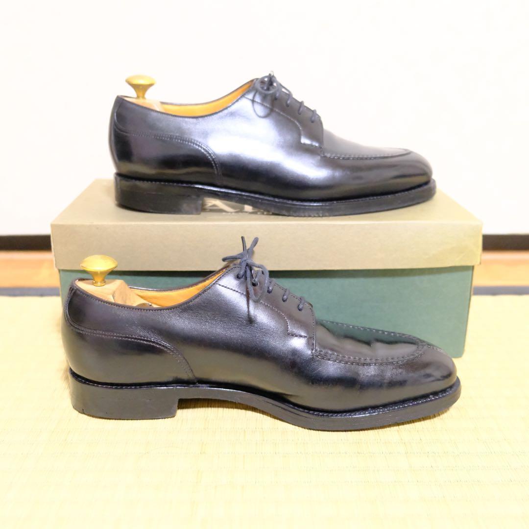 旧ロゴ エドワードグリーンDoversブラック6E 32 英国製