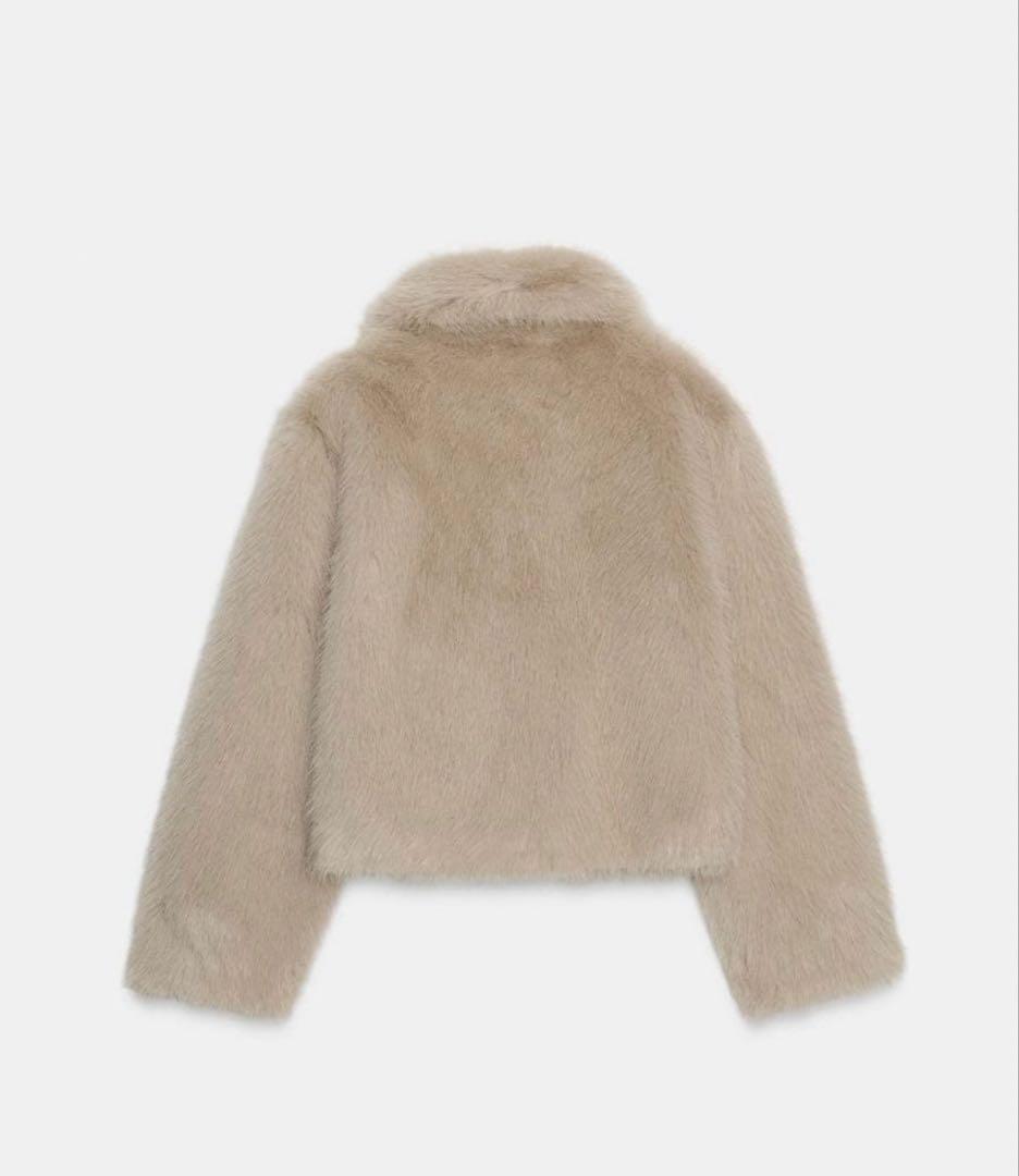 ZARA フェイクファージャケット Sサイズ
