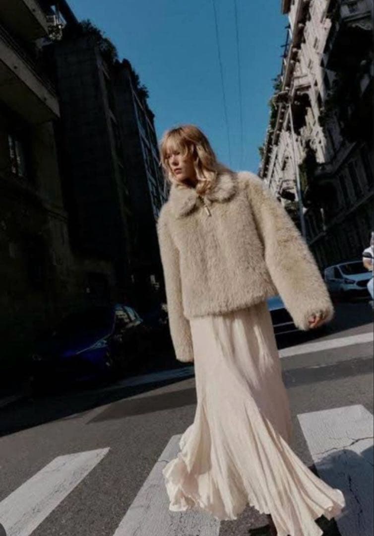 ZARA フェイクファージャケット Sサイズ