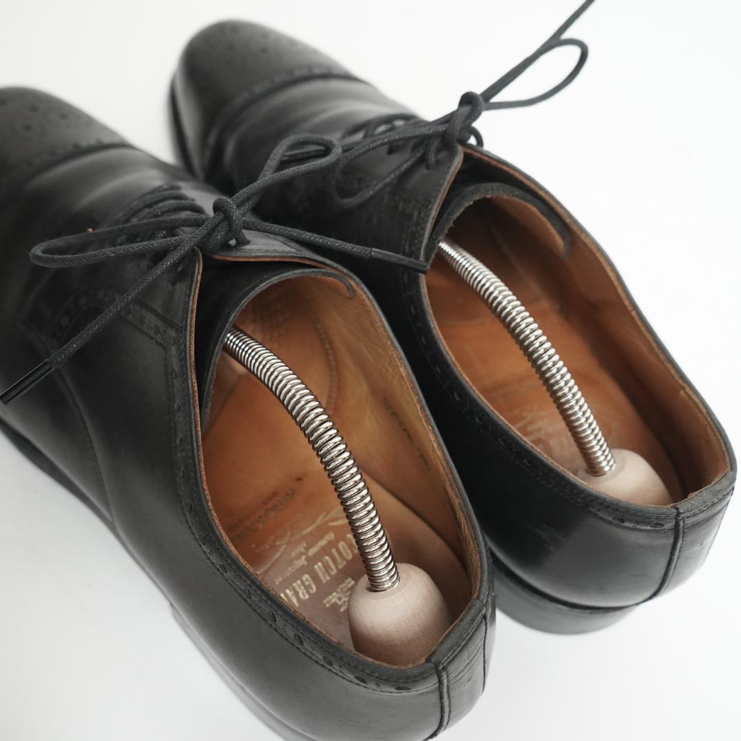 【美品】スコッチグレイン 革靴 レザー 本革 メダリオン ビジネス 26cm