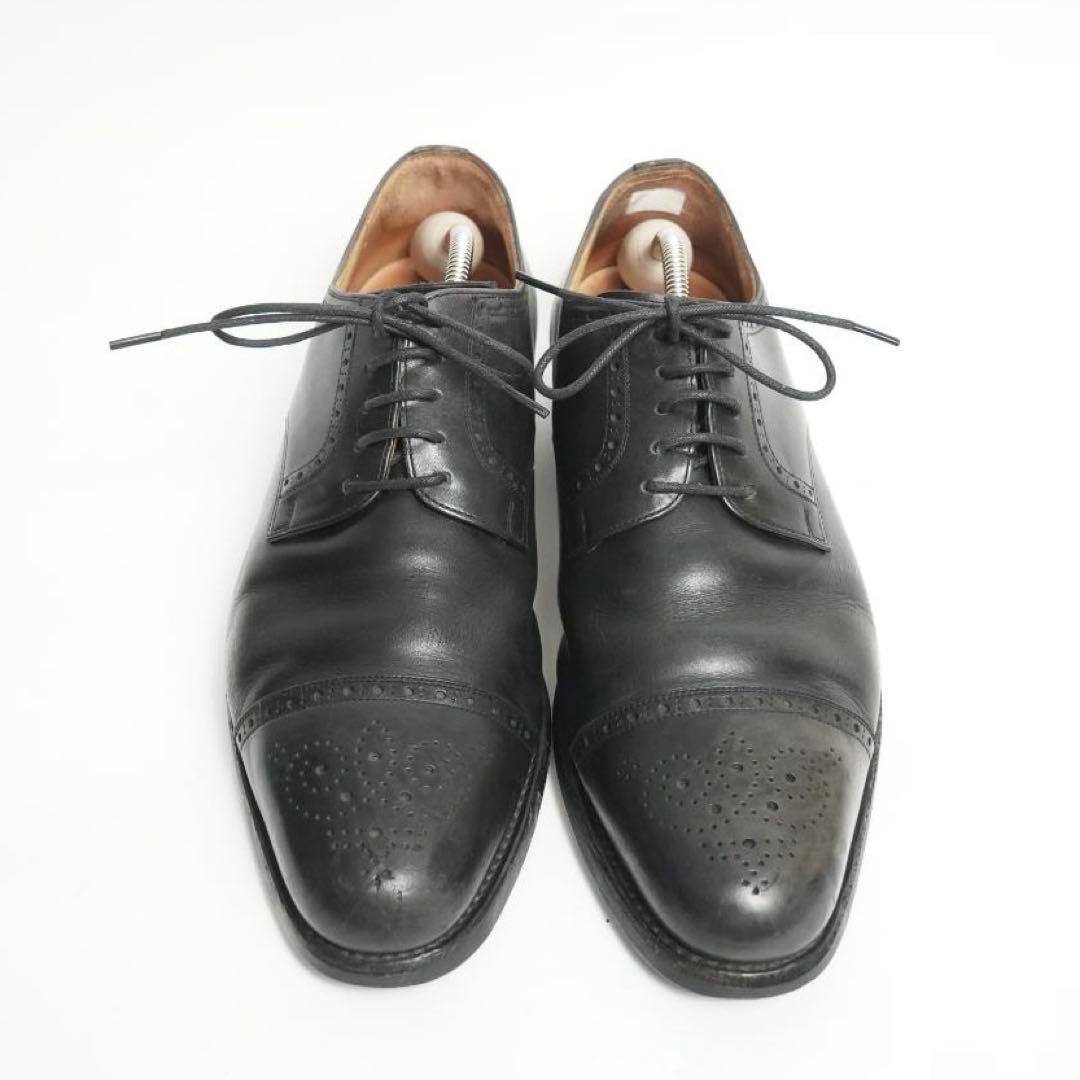 【美品】スコッチグレイン 革靴 レザー 本革 メダリオン ビジネス 26cm