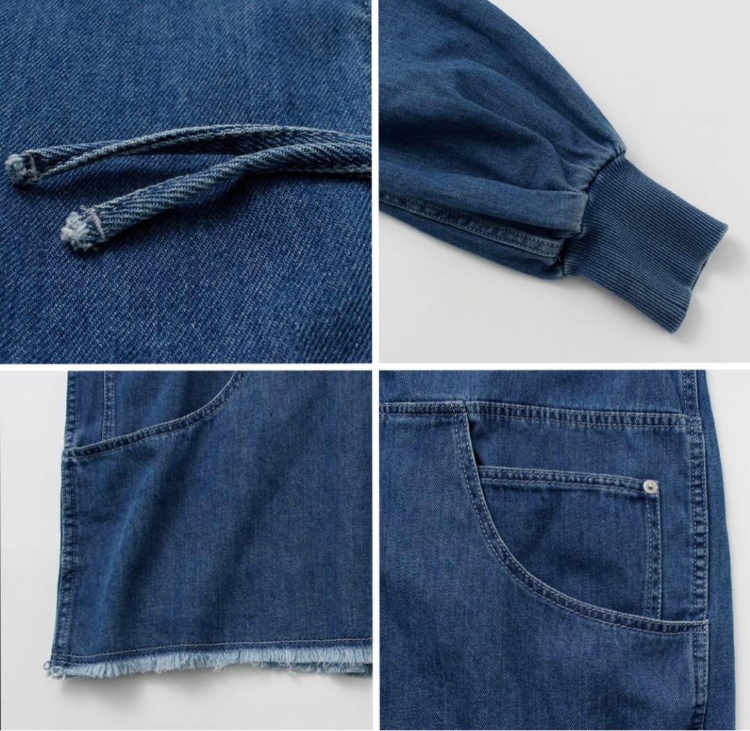 CYAN TOKYO シアントーキョードレープ ポケットデニムZIP ジャケット