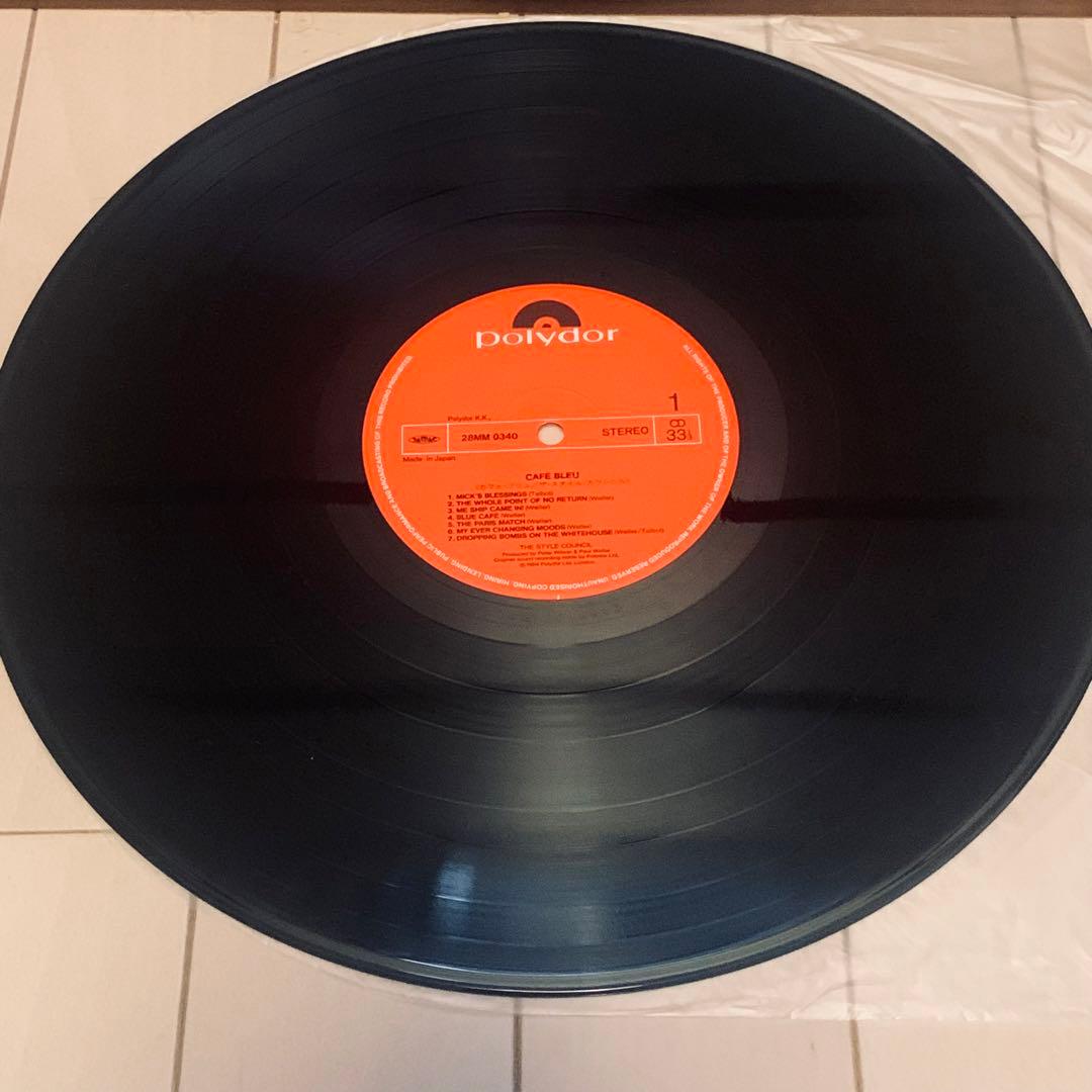 ポスター完品日本盤帯付きレコード ザ•スタイル•カウンシル『カフェ•ブリュ』