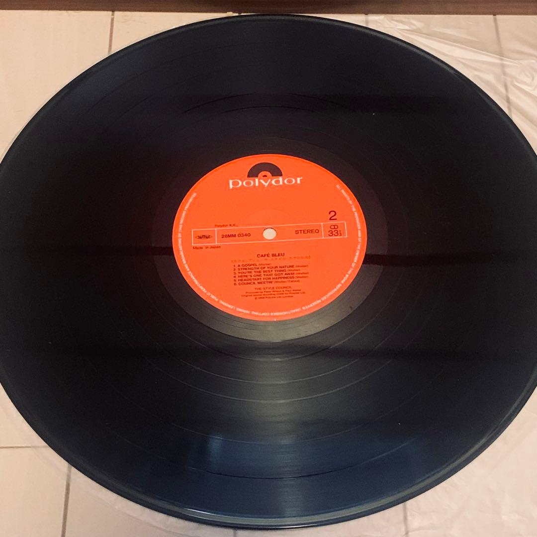 ポスター完品日本盤帯付きレコード ザ•スタイル•カウンシル『カフェ•ブリュ』