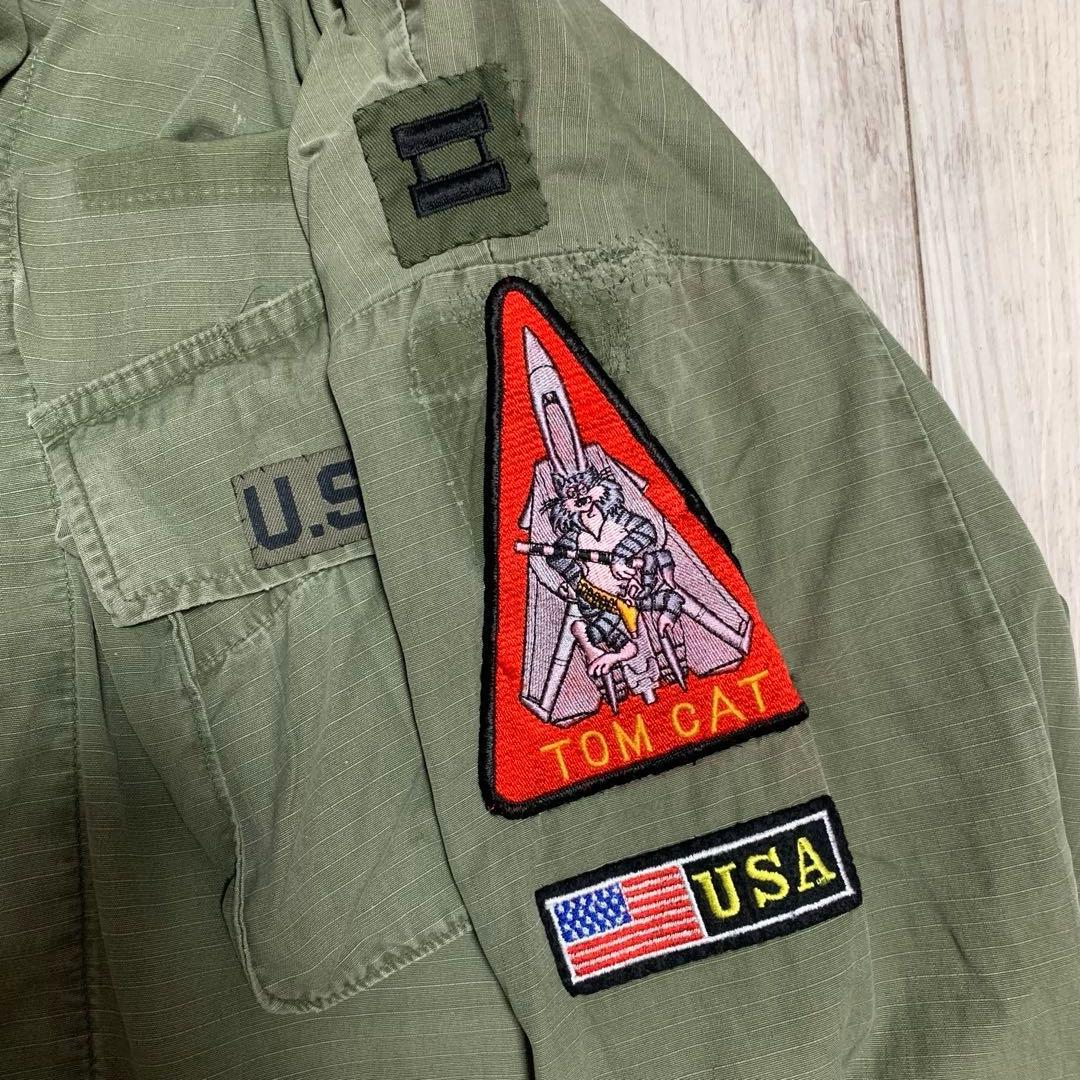 60s U.S. ARMY ジャングルファティーグジャケット USA アメリカ軍