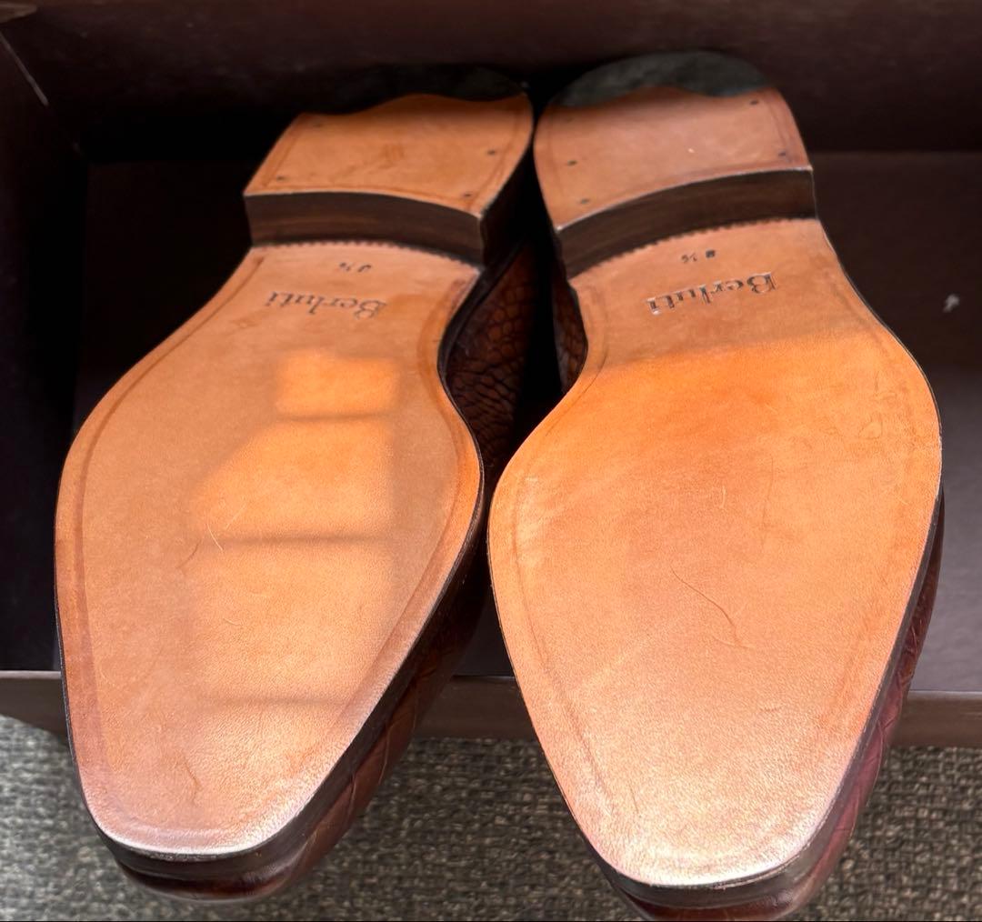 ブラウンレザー ドレスシューズ シューキーパー付き