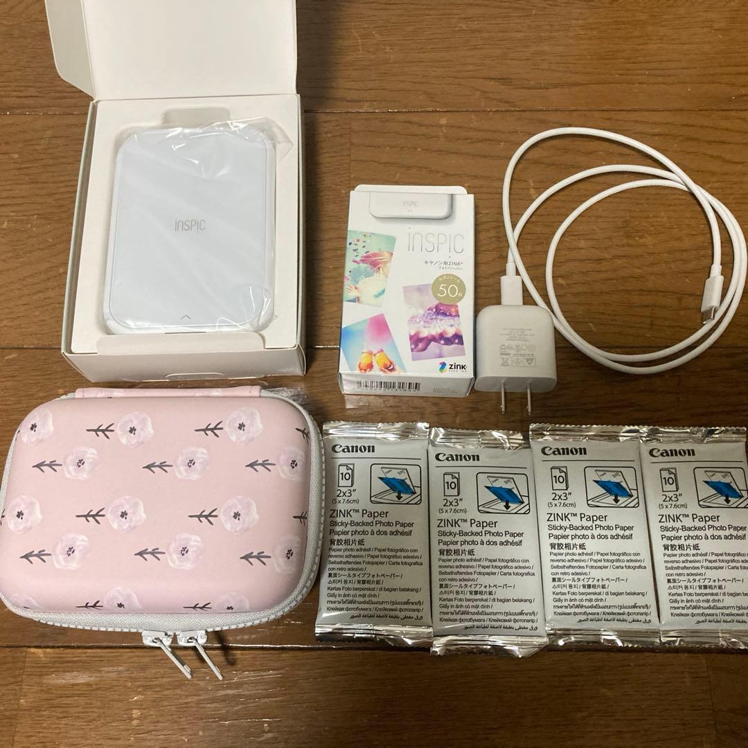 新品同様！Canon iNSPiC PV-223 ミニフォトプリンター