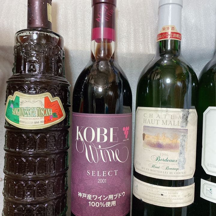 フランス白ワイン　神户産赤ワイン　6本