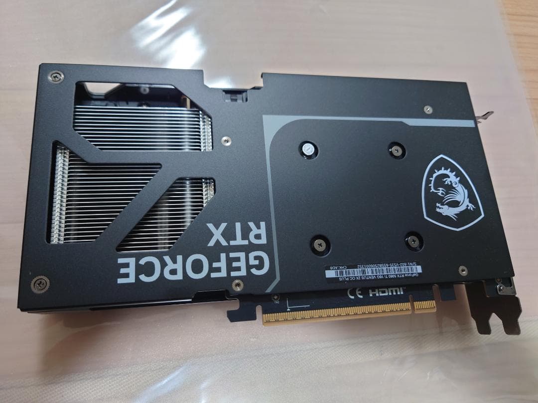 グラフィックボード・グラボ・ビデオカード MSIGeForceRTX5060Ti16G VENTUS 2X OC PLUS