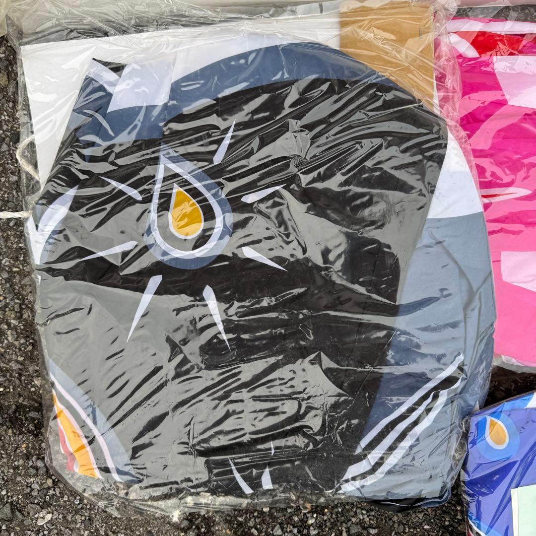 ‪☆鯉のぼり 旭天竜‪☆吹き流し 黒 赤 青 ポールセット