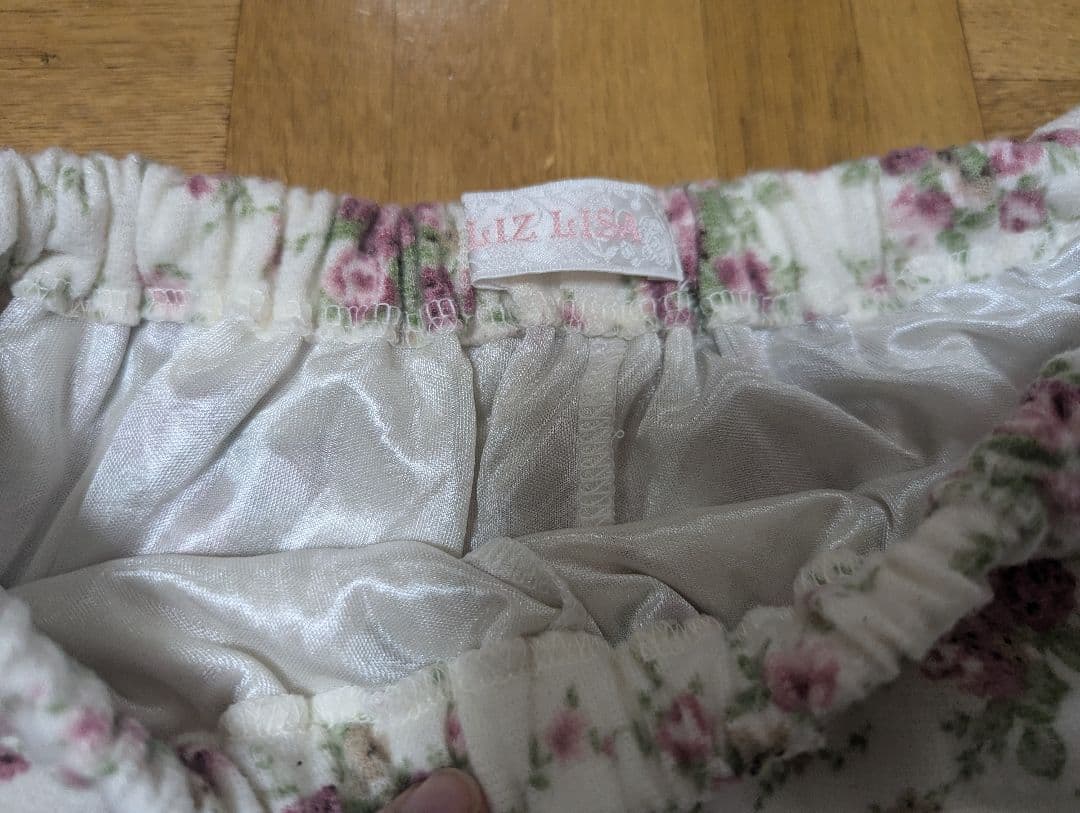 希少 リズリサ 平成 花柄 レース ミニスカート