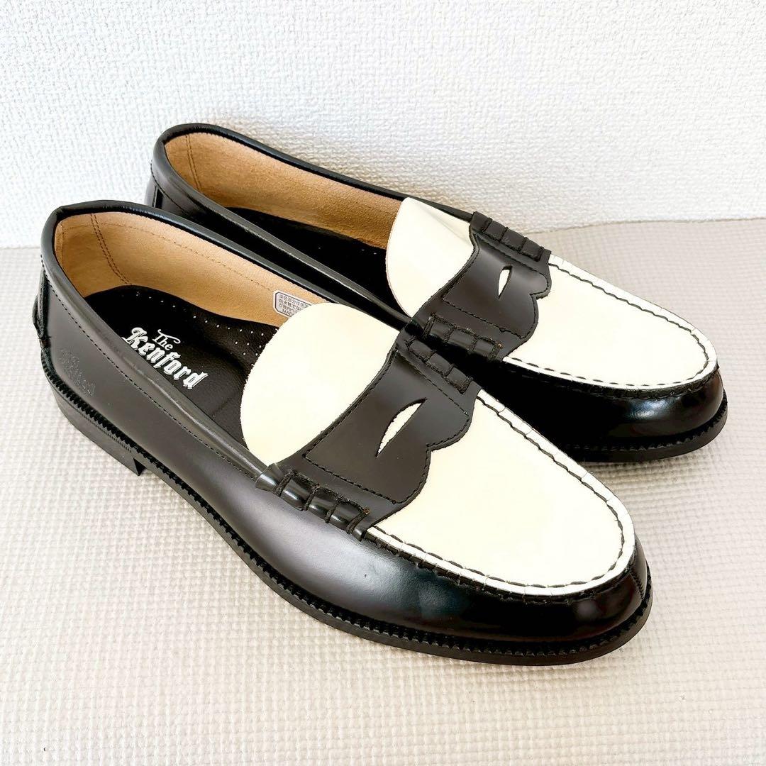 美品✨️ケンフォード バイカラー ローファー 26.5 EEE 日本製