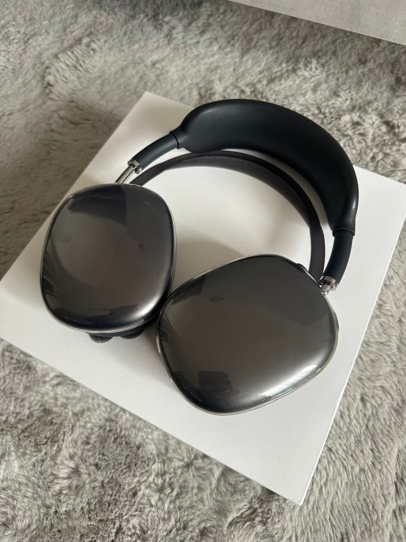 ※本日発送可【正規品】AirPodsMaxスペースグレー　カバー付き