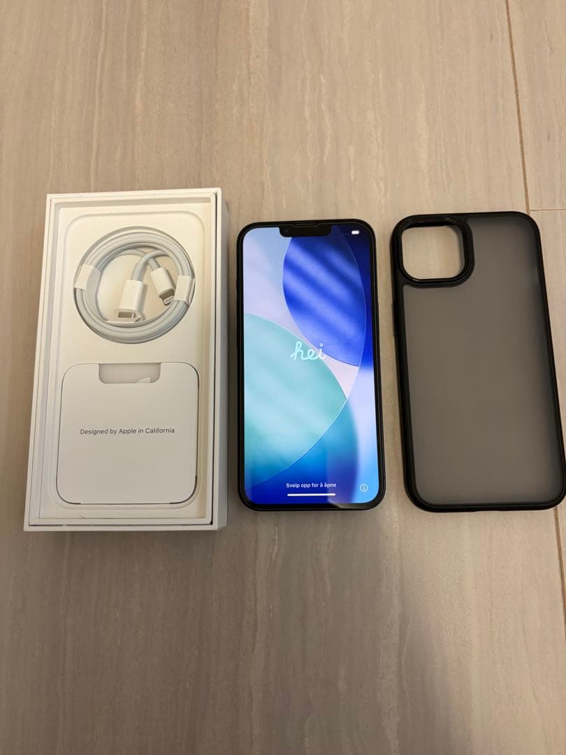 iPhone14 128GB ミッドナイト　カメラ、画面保護フィルム付き