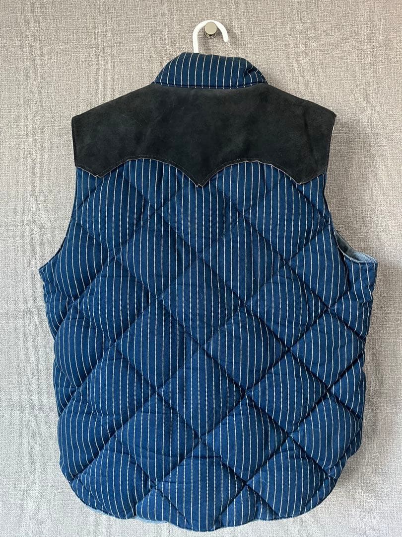 シュガーケーン ウォバッシュストライプ ダウンベスト Mサイズ
