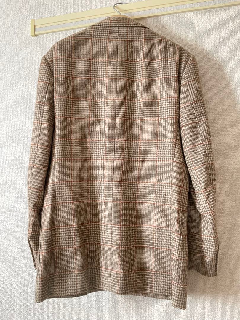 【新品未使用】BORRELLI テーラードジャケット ハウンドトゥース　ボレッリ