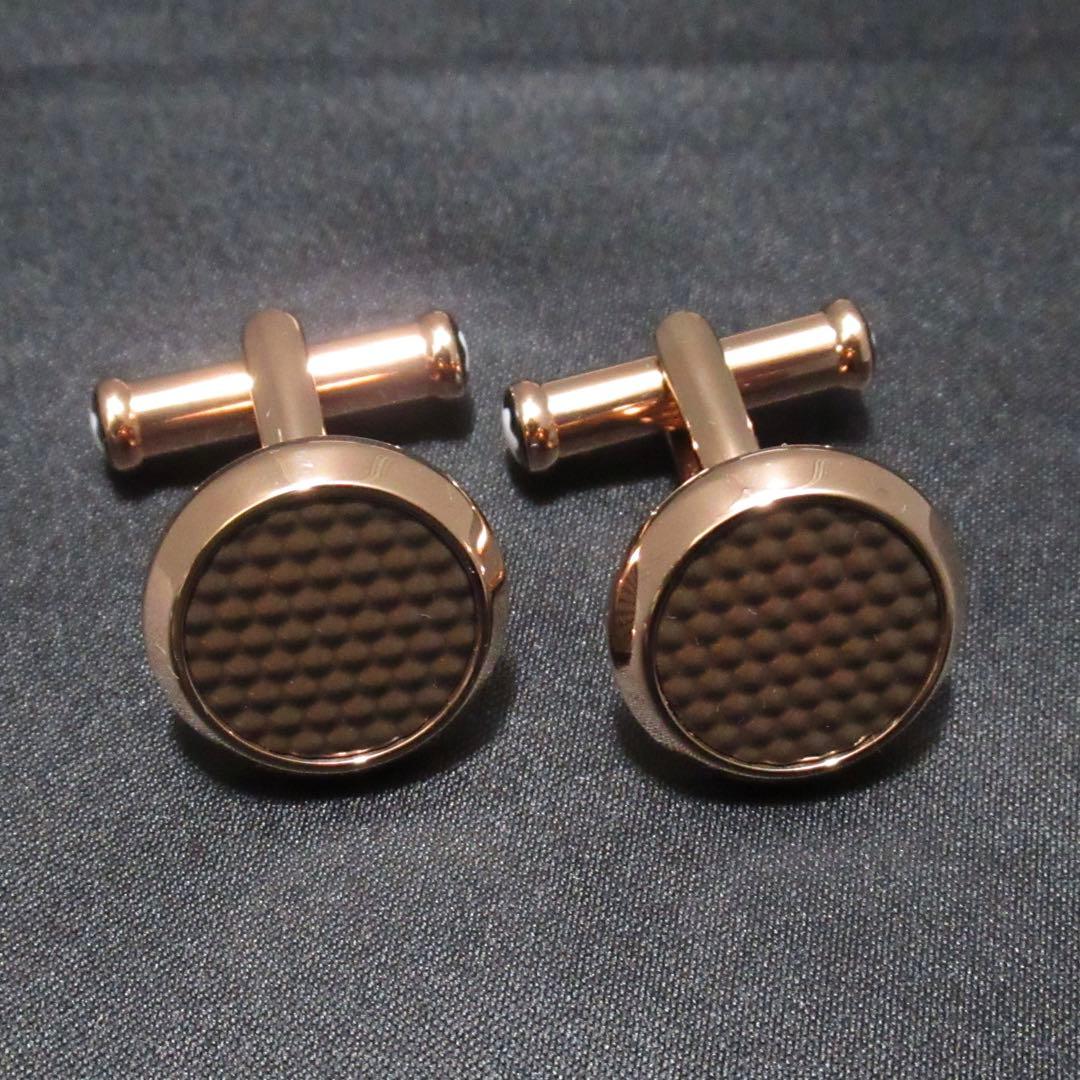 モンブラン カフス マイスターシュテュック ダークブラウン 118603